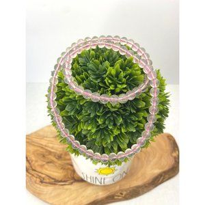 Rose Quartz Necklace - 8MM Natural Rose Quartz Beads - GEMMY ROSE QUARTZ